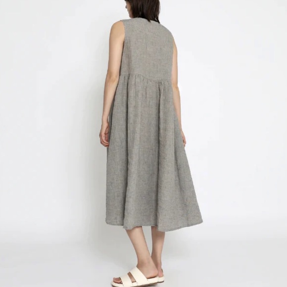 Szeki New York Summer Play Dress, Mustard Noise - Picture 2 of 6